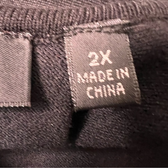 Cyrus Black Long Sleeve Scoop Neck Knit Sweater Size 2x - Picture 9 of 12